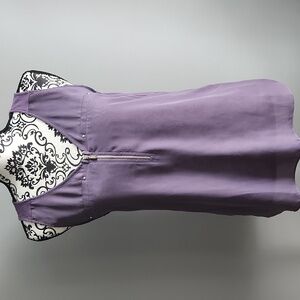 Purple tank top blouse